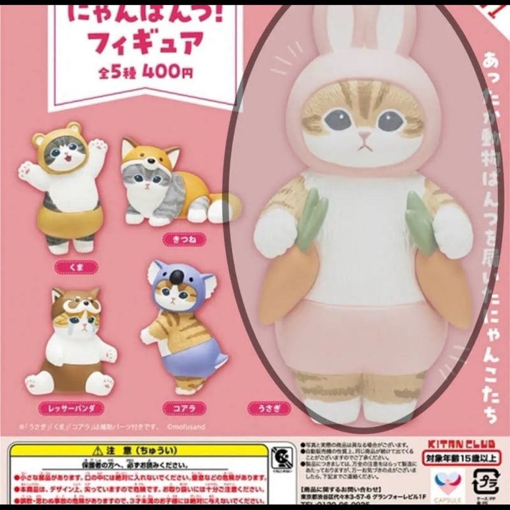 NEW CONFIRMED Pink Bunny Mofusand Blind Box figure